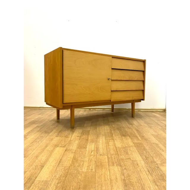 Mid-Century Modern Chest of Drawers, Former Czechoslovakia, 1960s For Sale - Image 3 of 11