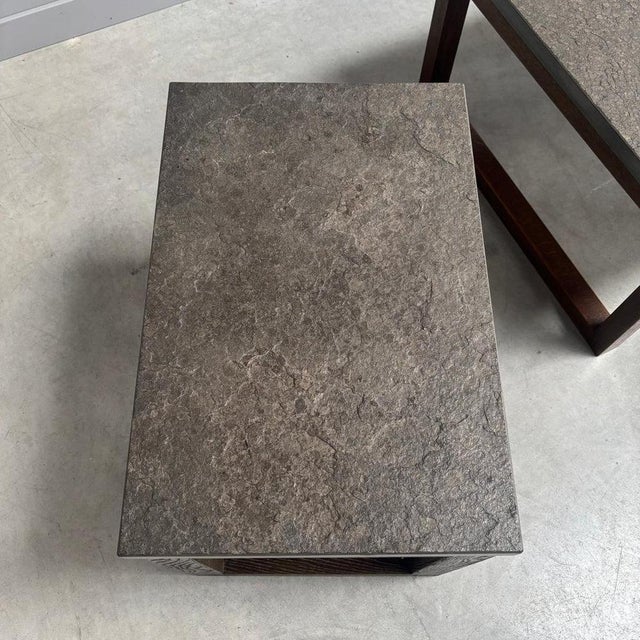Vintage Stone Side Tables, 1970s, Set of 2 For Sale - Image 5 of 12