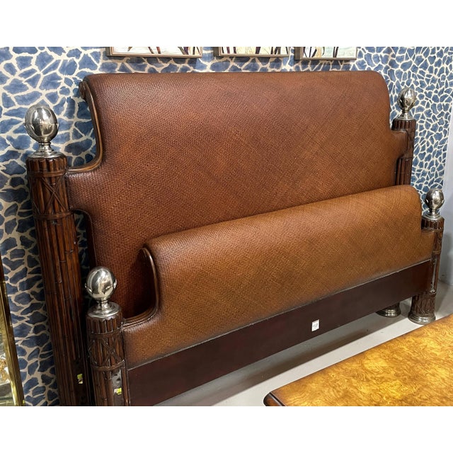 Thomasville Ernest Hemingway King Size Kilimanjaro Rattan Bedframe Chairish