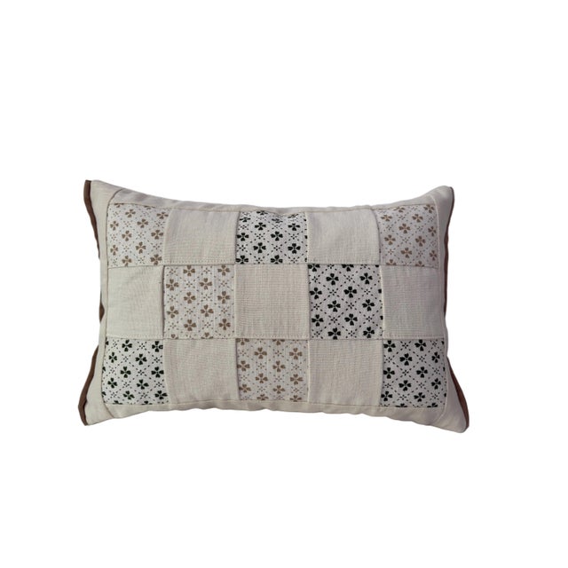 2020s Petit Flower Flange Lumbar 13” X 19” For Sale - Image 5 of 5