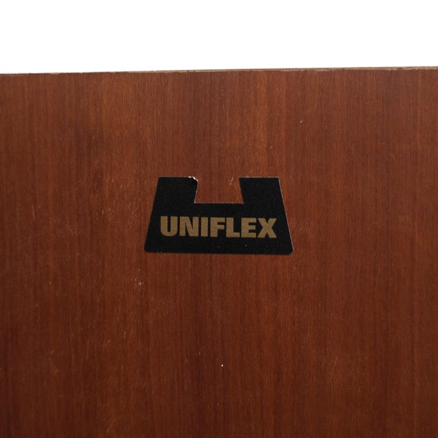Mid Century Teak Credenza by Uniflex Furniture For Sale - Image 10 of 10