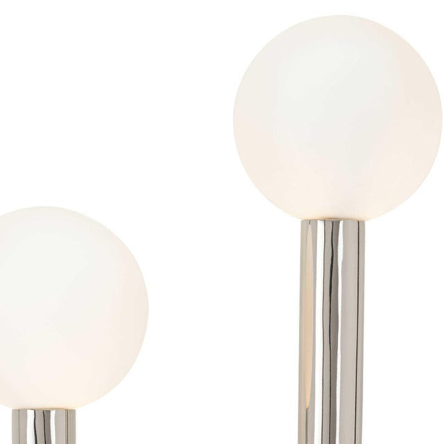 Regina Andrew Happy Steel Sconce Left Side, Polished Nickel For Sale In Detroit - Image 6 of 10