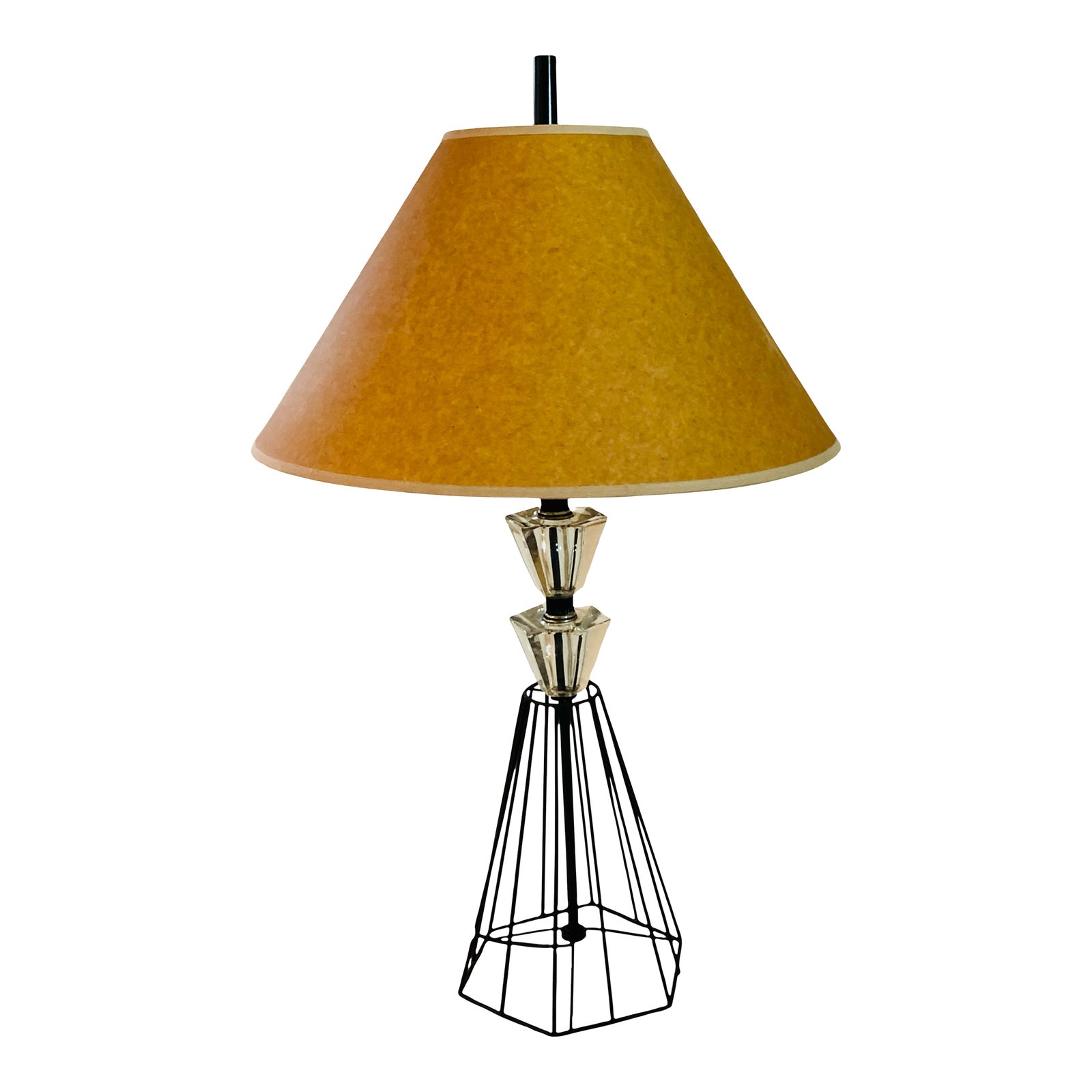 Mid Century Modern Atomic Wire Table Lamp Chairish