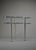 Silver Postmodern Papilio Two Trier Glass Side Table by Alessandro Mendini for Zanotta, 1990s For Sale - Image 8 of 16
