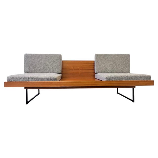 Mid-Century 2-Seater Sofa in Mahogany, Czechoslovakia, 1970s For Sale - Image 11 of 11