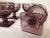 Vintage Purple Glass Set of 6 Sherbet Glasses For Sale - Image 4 of 6