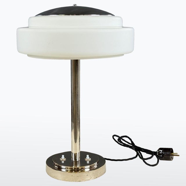 Art Deco Chrome Table Lamp, 1930s For Sale - Image 6 of 6