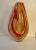 Mid-Century Modern Mid-Century Murano Teardrop Vase With Atomic Swirl For Sale - Image 3 of 7