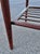 Brown Mid Century Danish Modern Side Table With Slatted Shelf For Sale - Image 8 of 12