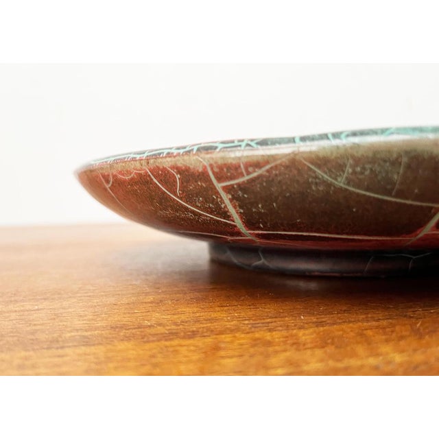 Art Deco German Studio Pottery Wall Plate by Richard Uhlemeyer, 1940s For Sale - Image 12 of 15