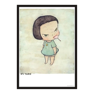 Yoshitomo Nara, Lollipop, 2021 - Black Frame