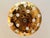 Pair of French Golden Crystal Orb Pendants For Sale - Image 9 of 12