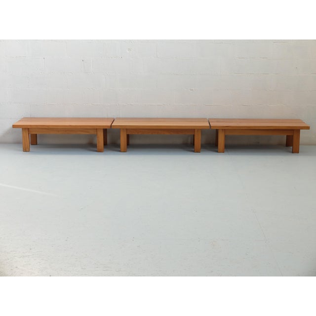 Nesting Tables in Elm, 1970s, Set of 3 For Sale - Image 6 of 14