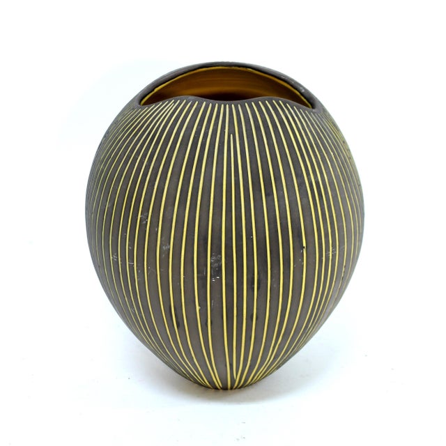 Large Earthenware Kokos Vase by Hjördis Oldfors for Upsala Ekeby, 1950s For Sale - Image 4 of 7