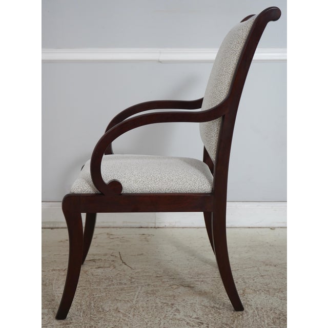 Traditional Set of 8 Henkel Harris Mahogany Dining Chairs For Sale - Image 3 of 18