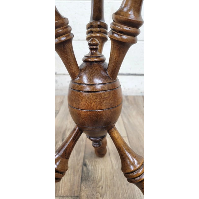 Late 20th Century Vintage Side Table Plant Stand For Sale - Image 5 of 8