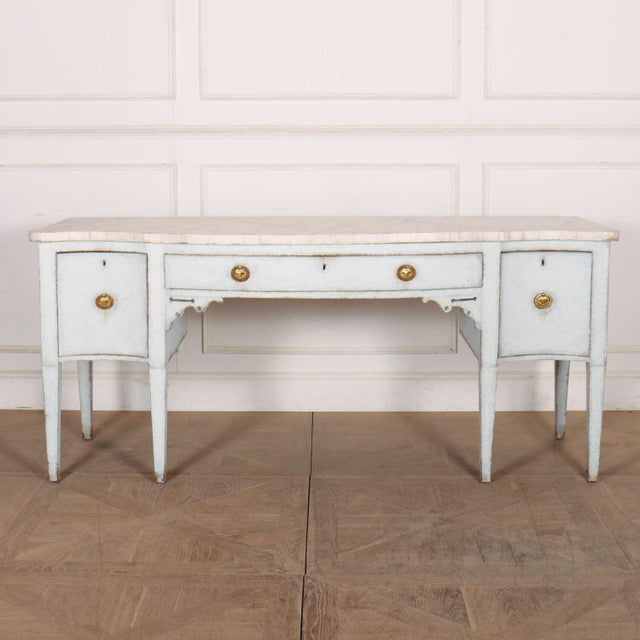 Swedish Pine Serpentine Sideboard For Sale - Image 11 of 11