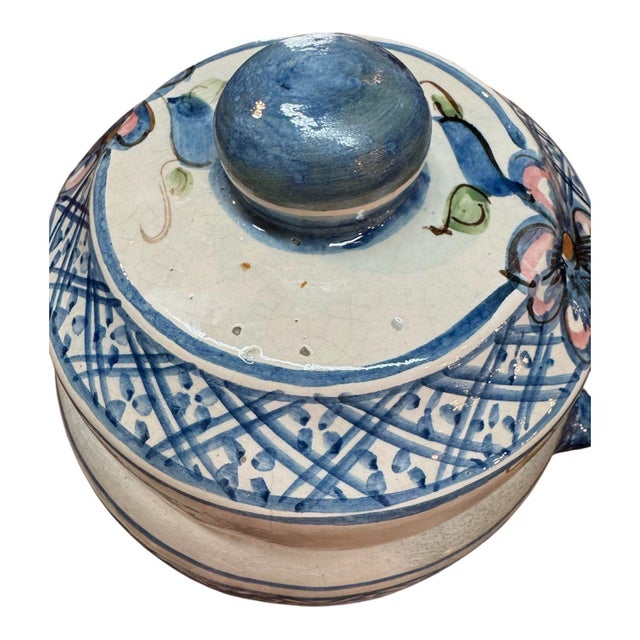 Circa 1900 Spanish Apothocary Tabac Jar For Sale - Image 10 of 11