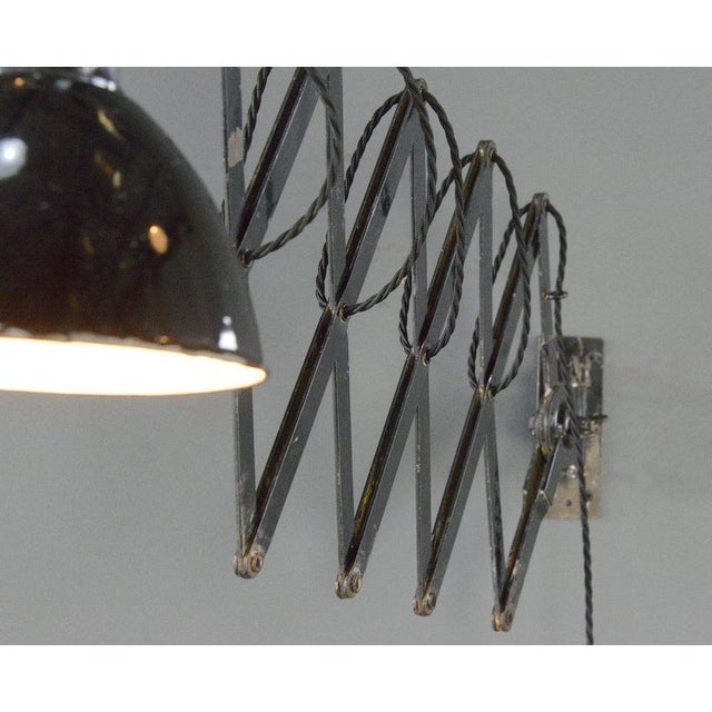 Large Scissor Lamp by Wilhelm Bader, 1920s For Sale - Image 4 of 14