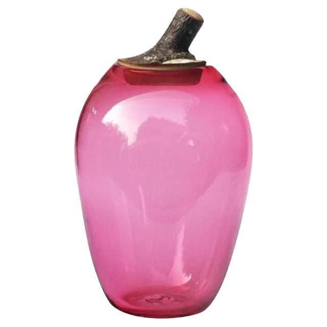 Tall Hot Pink Branch Vase by Pia Wüstenberg For Sale