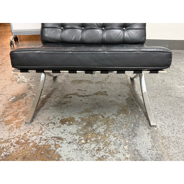 Alphaville Design Exposition Barcelona Style Lounge Chair + Ottoman For Sale - Image 12 of 12