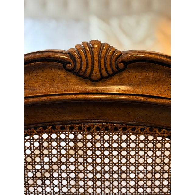 Vintage Century Furniture Claridge Collection Woven Cane Queen Headboard by Raymond Sobota For Sale - Image 9 of 17