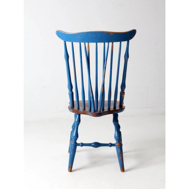 Antique Painted Windsor Chair For Sale - Image 9 of 12