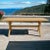 Transitional Hi Teak Oakville Outdoor Teak Dining Table For Sale - Image 3 of 6