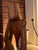 Vintage Ghanaian Hand-Carved Wood Abstract Seated Figure Sculpture For Sale - Image 9 of 10