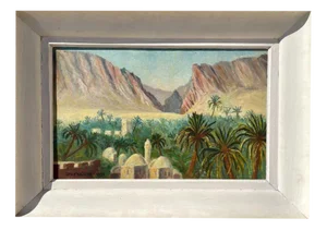 Dufraisse, Moroccan Landscape, Oil on Canvas