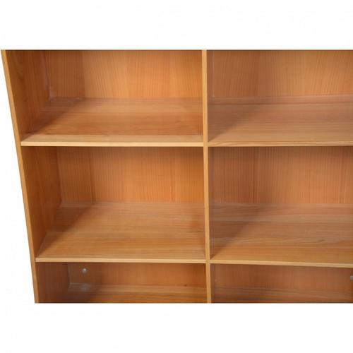 Vintage Bookcase in Elm by Mogens Koch, 1970s For Sale - Image 3 of 10