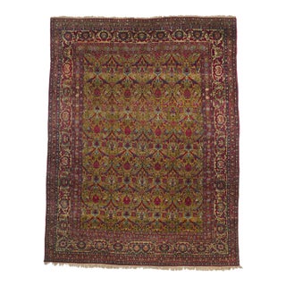 Late 19th Century Persian Isfahan Rug, 09'08 X 12'06 For Sale