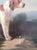 Antique 19th Century Oil Painting Portrait of Two English Pointer Dogs For Sale - Image 16 of 17