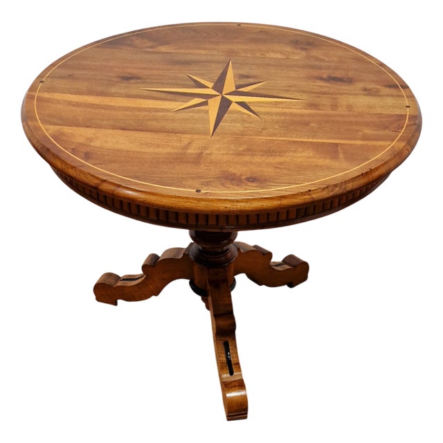 Italian Service Table in Walnut For Sale