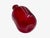 A superb example of Mid-Century Modern American art glass, this ruby red "Primitive" decanter is the Blenko #920 design,...