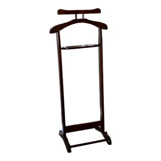 Bombay Company Valet Butler Stand Vintage Gentlemans Suit Hanger Rack Display For Sale