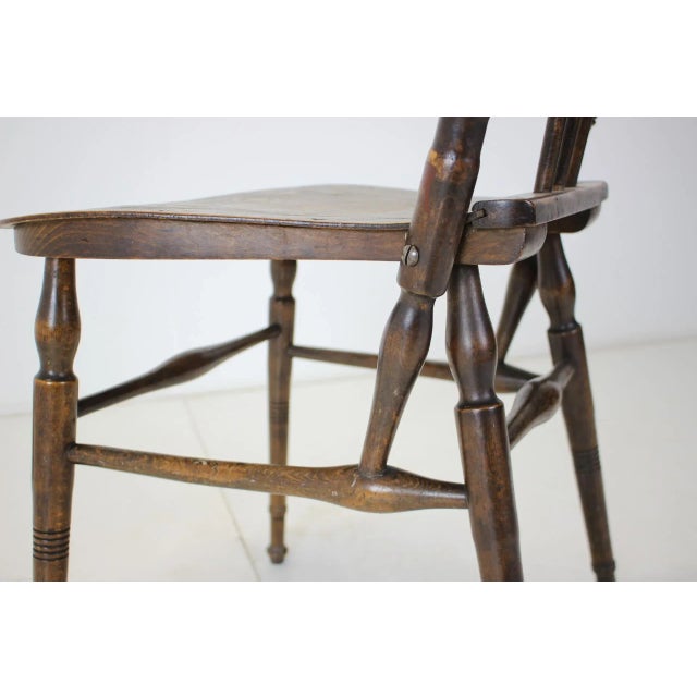 Wooden Chair, Czechoslovakia, 1910s For Sale - Image 9 of 12