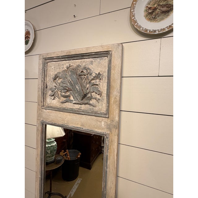 Pair of Vintage Trumeau Mirrors For Sale In Nashville - Image 6 of 13