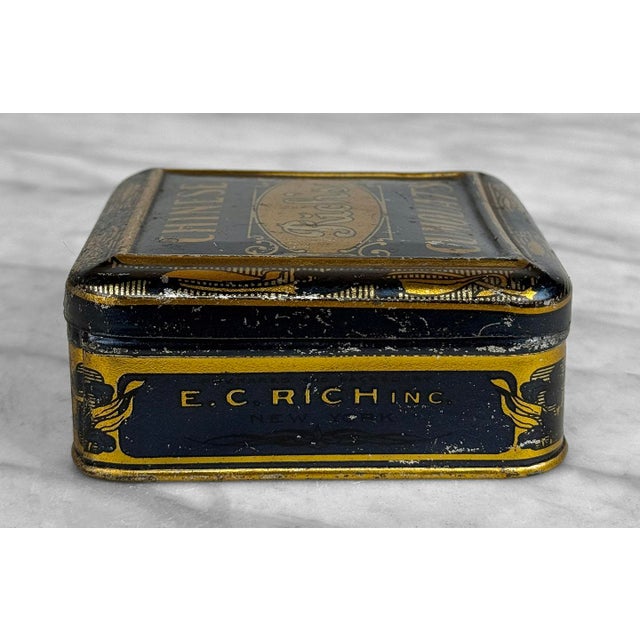Antique Art Nouveau "Rich's Chinese Cumquat" Advertising Candy Tin Box For Sale - Image 9 of 11