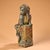 This is a finely cast antique bronze sculpture of a mythical beast, traditionally known as a water-absorbing creature. The...
