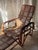Mid-Century Adjustable Rattan Chaise Lounge with Retractable Footrest, Japan For Sale - Image 6 of 14