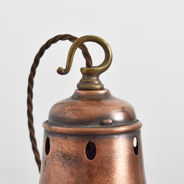 Holophane Opaline Cube Pendant Lights from Holophane, 1940s, Set of 2 For Sale - Image 4 of 6