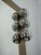 Metal Space Age Italian Mirror with Six Chrome Eyeball Lights, 1970s For Sale - Image 7 of 12