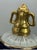 Ceramic Late 20th Century French Sèvres Style Cobalt Blue & Gilt Porcelain Lidded Decorative Urn For Sale - Image 7 of 11