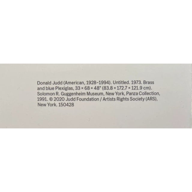 Very rare MOMA New York Musuem exhibition poster for a major exhibition of the artworks of the American artist Donald...