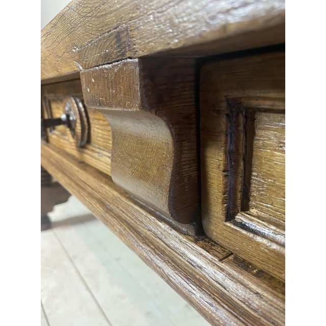 Antique Spanish Coffee Table with Solomonic Legs For Sale - Image 11 of 18