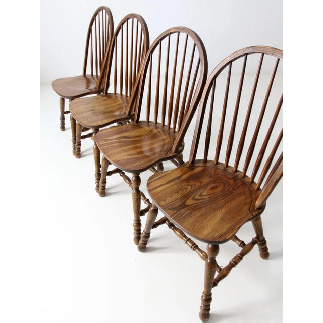 Mid 20th Century Vintage Dining Chairs Set of 4 For Sale - Image 5 of 11