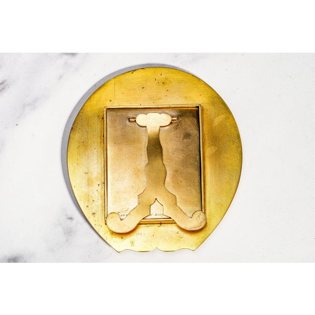 Rare Asprey Luxury Solid Brass Metal Antique Victorian Photo Picture Frame Horseshoe Horse Equestrian Theme Home Decor For Sale - Image 11 of 13