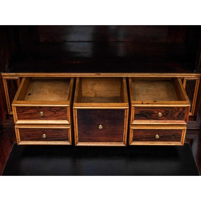 Wood Biedermeier Secretary with Secret Drawers For Sale - Image 7 of 12