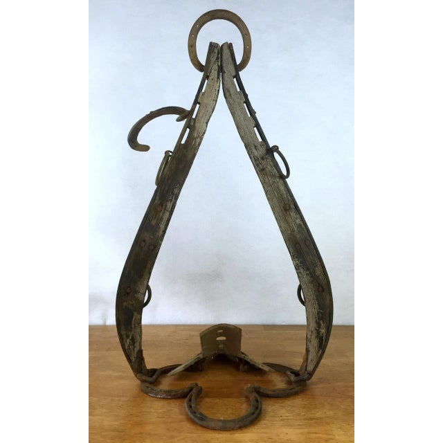 Folk Art Horseshoe Boot Scraper Chairish